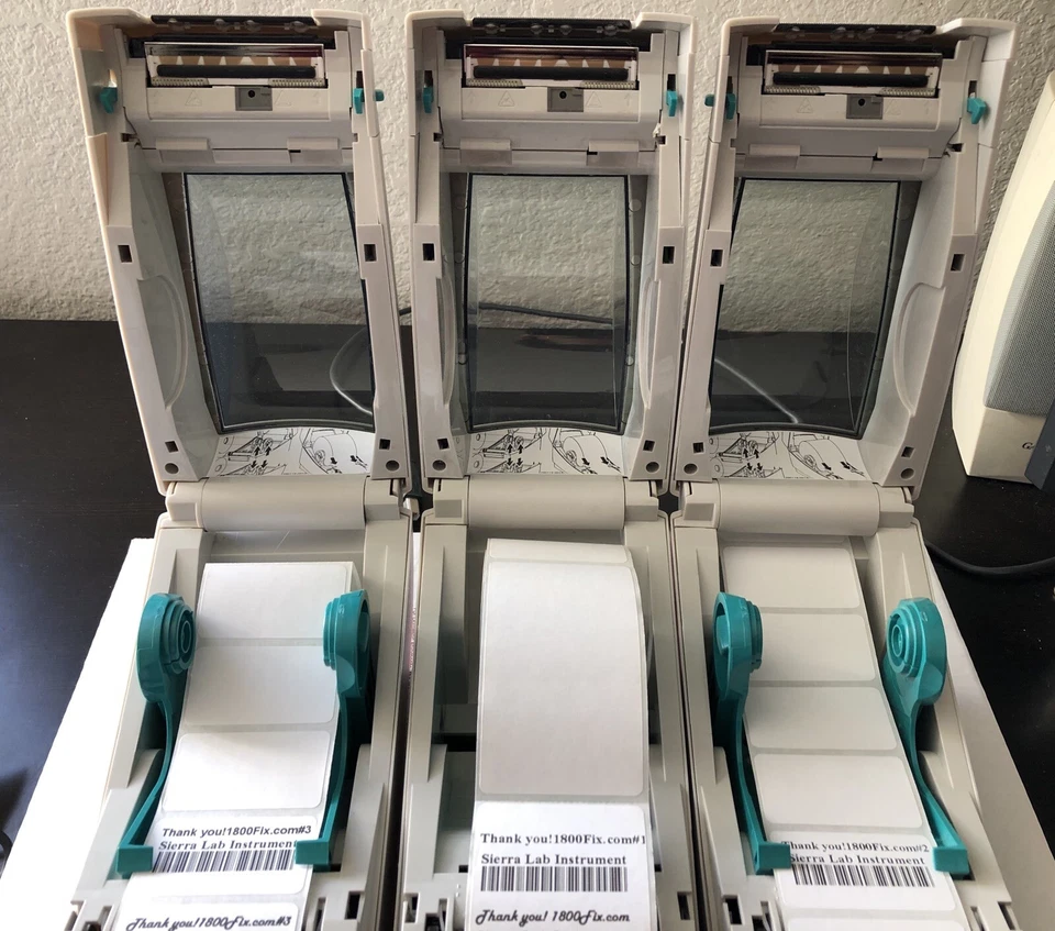 Tested! Zebra LP2824 Plus DT Label Barcode Printer. USB RS232 PS Ex Cosmetic - Image 3 of 4