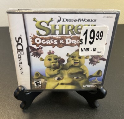 NEW Nintendo DS Shrek Ogres And Dronkeys Sealed Game Virtual Life For Young Kids