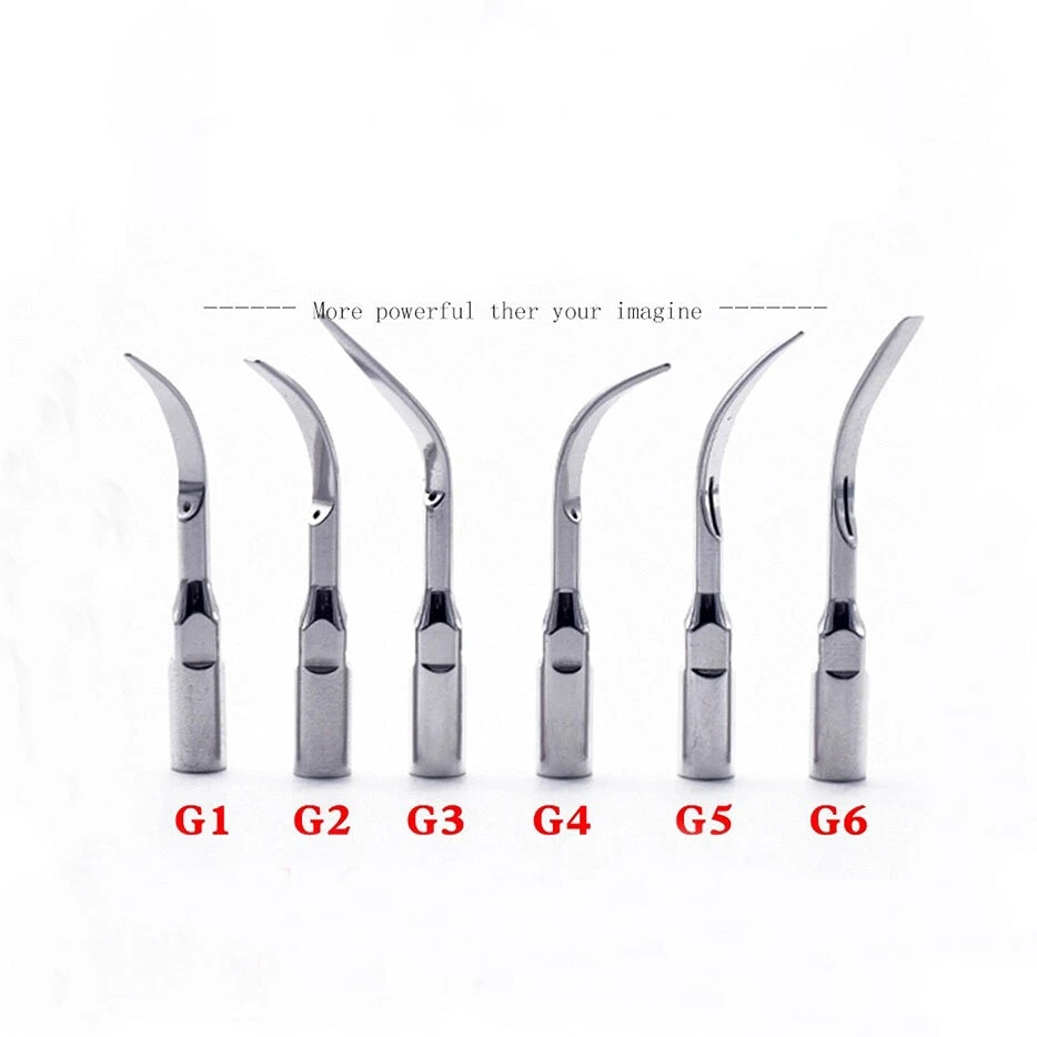 5Pcs Dental Ultrasonic Scaler Tips Scaling Endo Perio G P E Fit for EMS NSK - Image 4 of 4