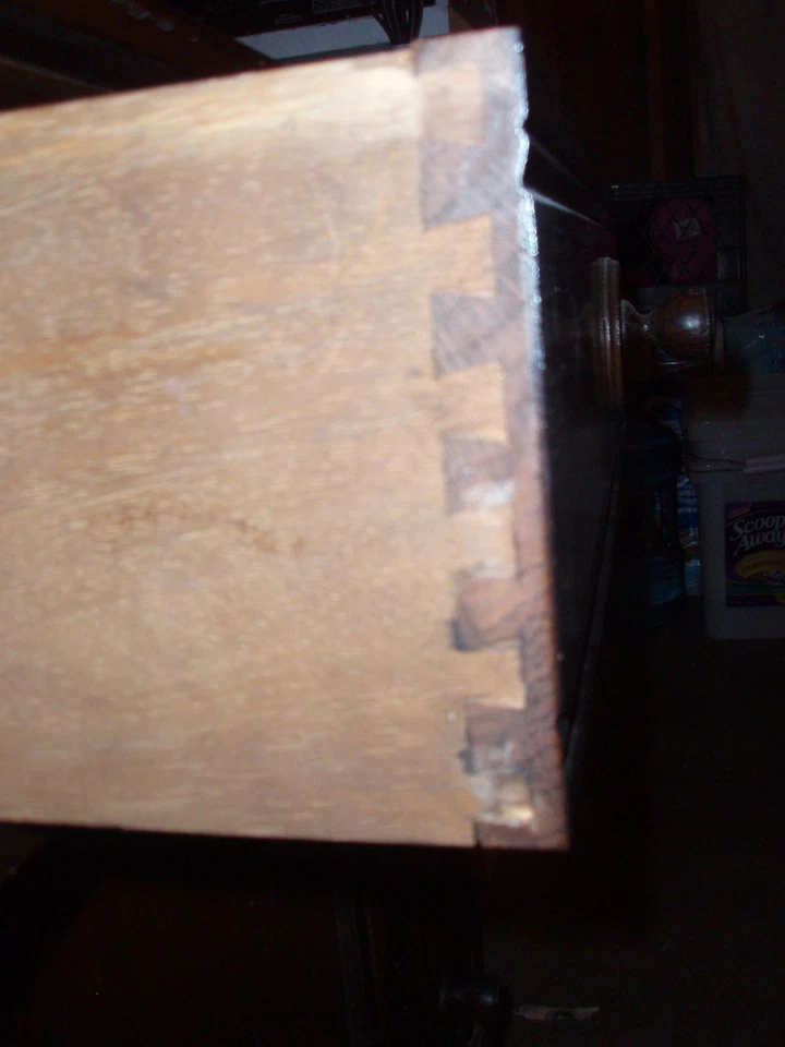 Tibbenham of Ipswich England 1902 Dressing Table with original Mirror - Antique - Image 4 of 4