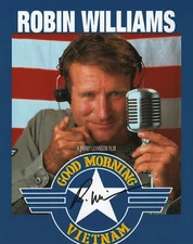 RP Robin Williams Signed 8x10 Photo Reprint COA Auto Good Morning Vietnam Poster