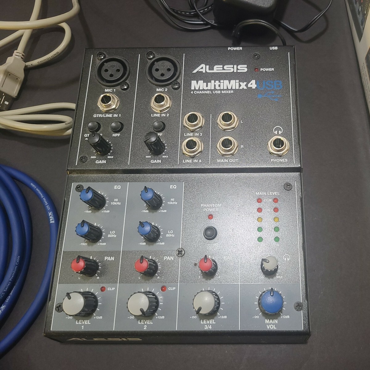 Alesis MULTIMIX4 USBFX 4チャンネルミキサー ALESIS（アレシス
