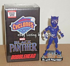 2018 BROOKLYN CYCLONES SGA BLACK PANTHER BOBBLEHEAD WAKANDA FOREVER MARVEL MOVIE