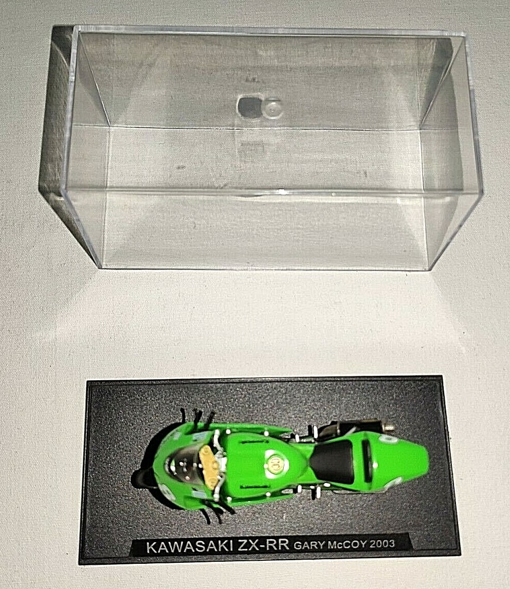 ［⭐︎］ Kawasaki Zx RR Gary Mccoy 2003 Moto Scale 1/24 Die Cast