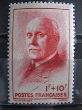 FRANCE neuf n° 569 (1943) papier gris