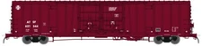 HO Scale ATSF Bx-166 60' Box Car - Santa Fe Berwind "J" #621344 - Atlas 20004928