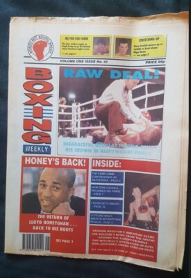 Boxing Weekly # 41. Nov 7 1990. Holyfield, Douglas, Tyson, Bowe, Tapia