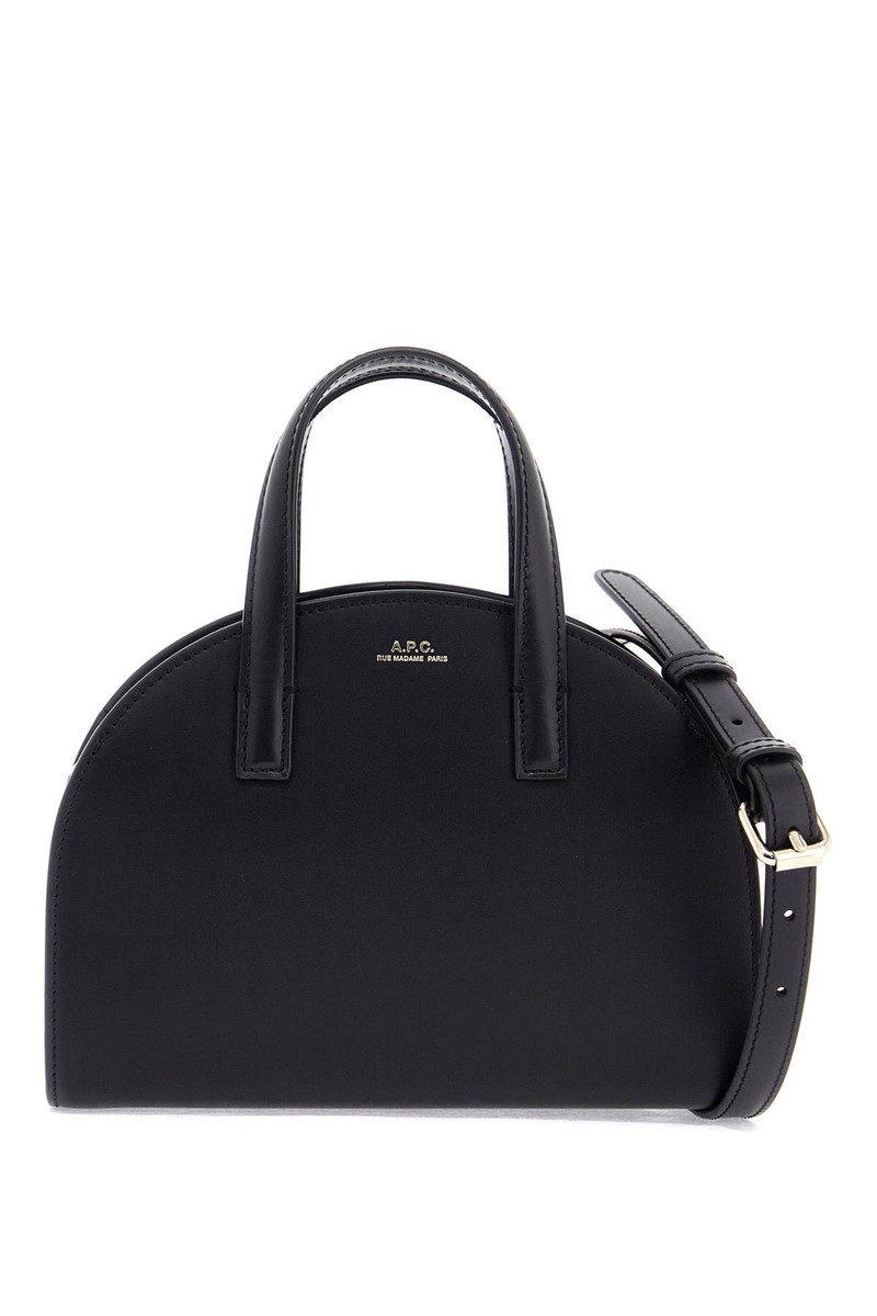 A.P.C. Small Demi-Lune tote bag Woman PXCAXF61942 LZZ Black