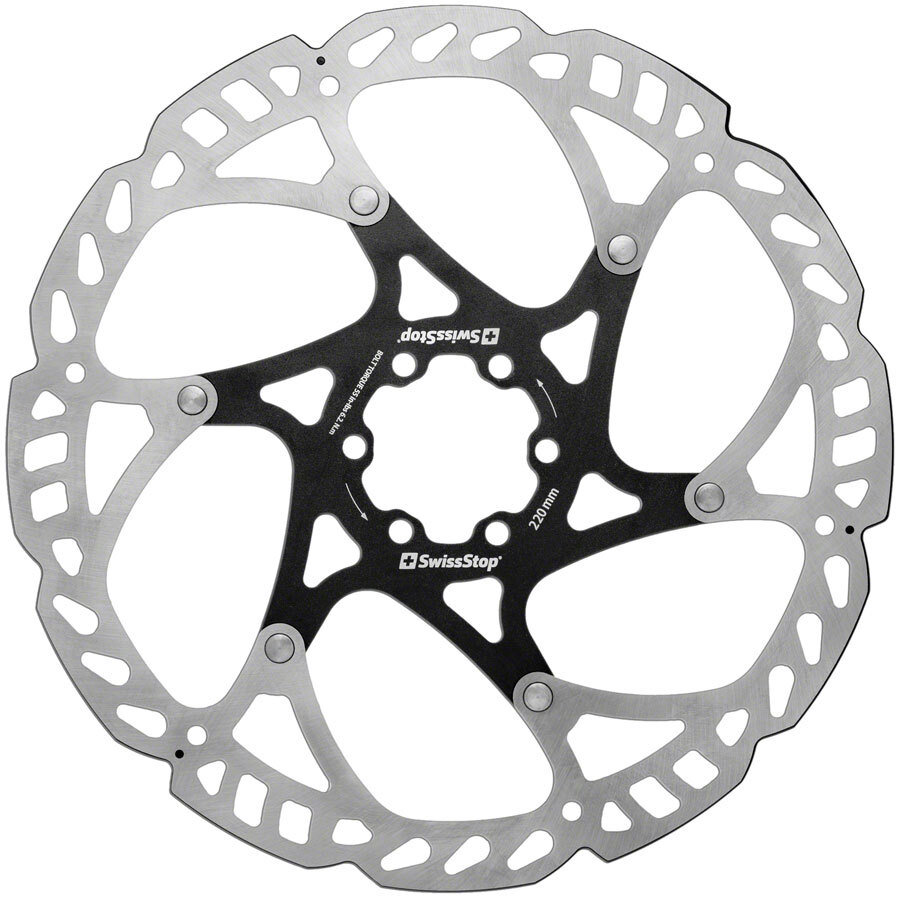 Дисковый ротор SwissStop Catalyst Pro 220 мм 6 болтов серебристыйчерный 11990₽
