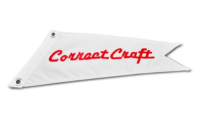 Correct Craft Burgee Pennant Flag 1964 - 1970  Raked