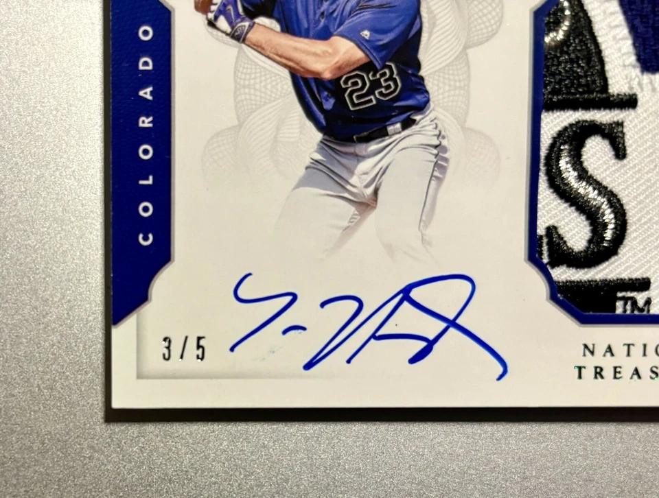 Tom Murphy **3/5** Auto Rookie 2017 Panini Immaculate Collection Rockies Foto 4 de 4