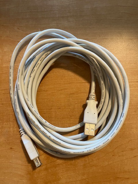 5pk 15FT Premium USB 2.0 Type A Male to Female Extension Shielded Cable Ivory