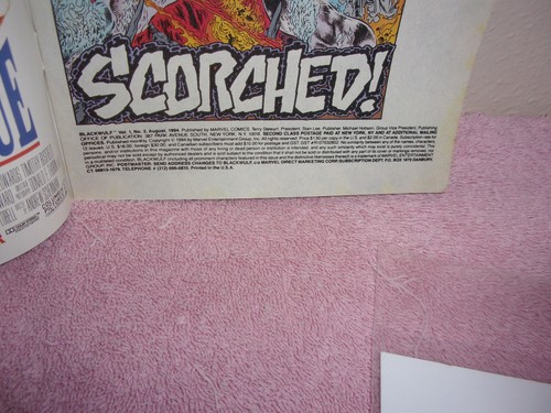 VINTAGE (NEW) MARVEL COMIC BLACKWULF #3......1994....#638 - Picture 4 of 4