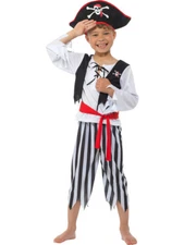 Seven Seas Buccaneer Pirate Deckhand Child's Costume