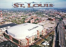 Edward Jones Dome, NFL St. Louis Rams Football Arena Missouri - Stadium Postcard