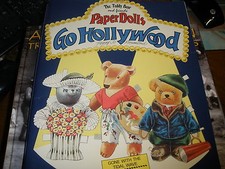 NEW The Teddy Bear Paper Dolls Go Hollywood