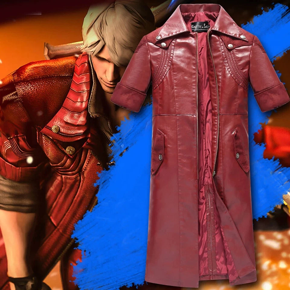 Venta DMC Devil May Cry IV 4 Dante Disfraz Juegos con disfraces Abrigo Chaqueta Fiesta de Halloween Foto 2 de 4