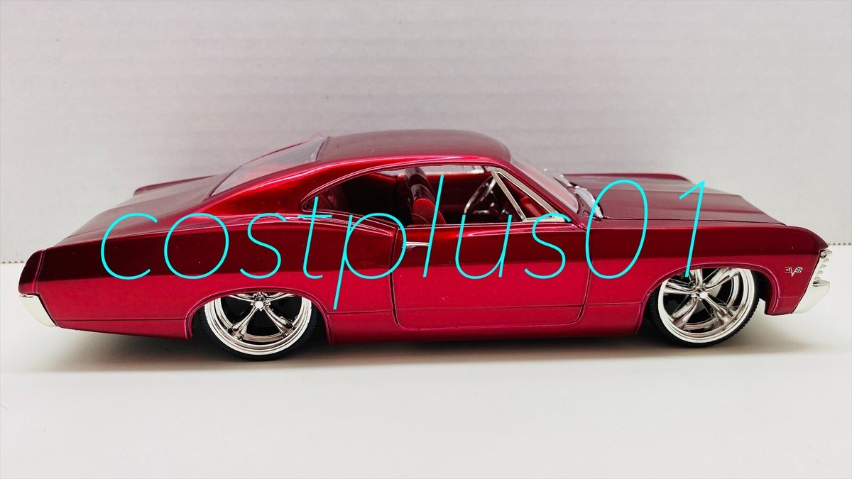 1:24 BTM 1967 Chevy Impala SS ミニカー Amazon.com: Big Time Muscle 1:24 1967 Chevrolet Impala SS