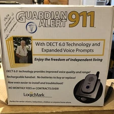 LogicMark 30511 Guardian Alert 911 Emergency Alert System Pendant In Box