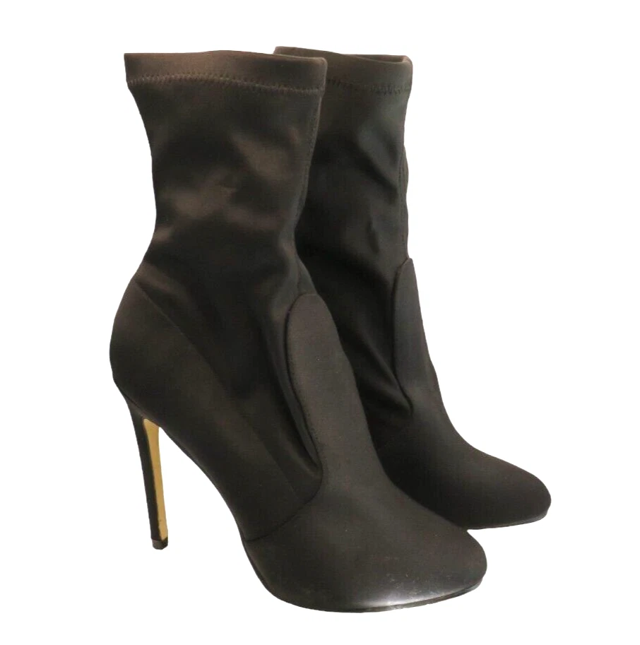 Missguided black sock clearance boots