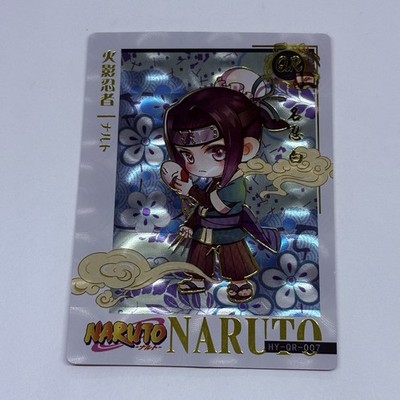 Cute Haku | Naruto Trading Card QR 007 Holo 1mm Thick Pearlescent Art Tc12