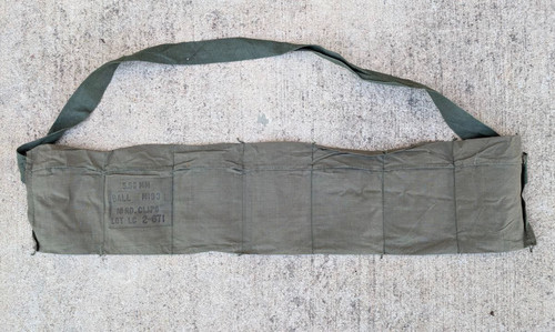 Vietnam IN COUNTRY ISSUE Cloth Bandolier for 5.56mm M193 7-Pocket ARVN Army LRRP