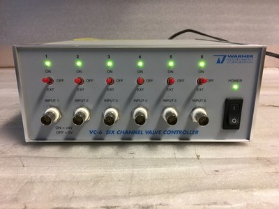 Warner Instrument Corporation VC-6 Six Channel Valve Controller 