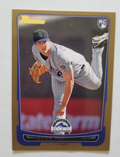 2012 Bowman Gold Drew Pomeranz #212 Colorado Rockies RC