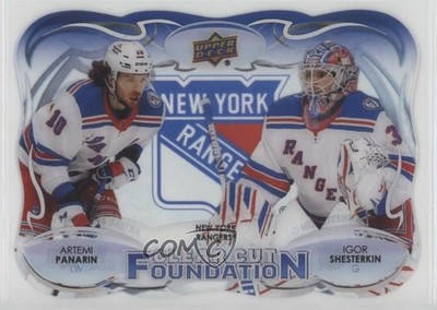 2022 Series 1 Clear Cut Foundations Artemi Panarin Igor Shesterkin #CCF-PS 0c3