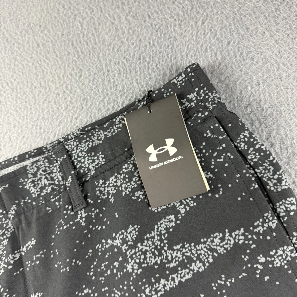 Under Armour Shorts Mens 40 Black Vent Golf Printed Digital Camo Performance NEW - Image 4 of 4