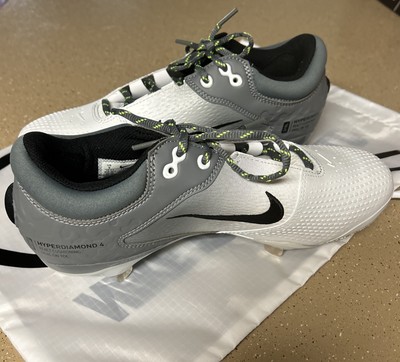 Size 9 - Nike Hyperdiamond 4 Elite Cool Grey Black W