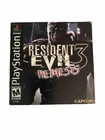 VTG Resident Evil 3 Nemesis Playstation 1 PS1 Capcom Instruction Manual ONLY