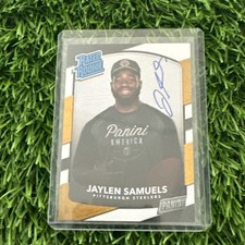 JAYLEN SAMUELS 2018 PANINI RATED ROOKIE PERSONAL EDITION AUTOGRAPH AUTO