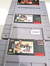 super Nintendo games NBA Live 96, & 97, NBA All-star Challenge SNES bc15 26204