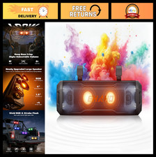 17" UTV Sound Bar - 4-Speaker Bluetooth Golf Cart Speakers, IP66 Waterproof ATV