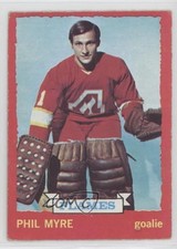 1973-74 O-Pee-Chee Dark Back Phil Myre #77 0sf1