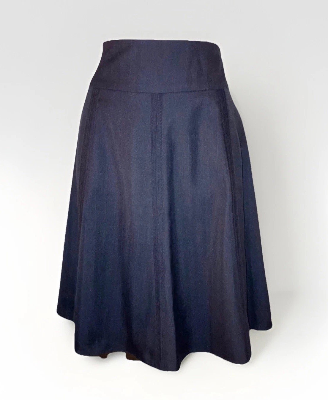 Mix Nouveau Women’s 10 Business Career Pinstripe Black Skirt Fully Lined