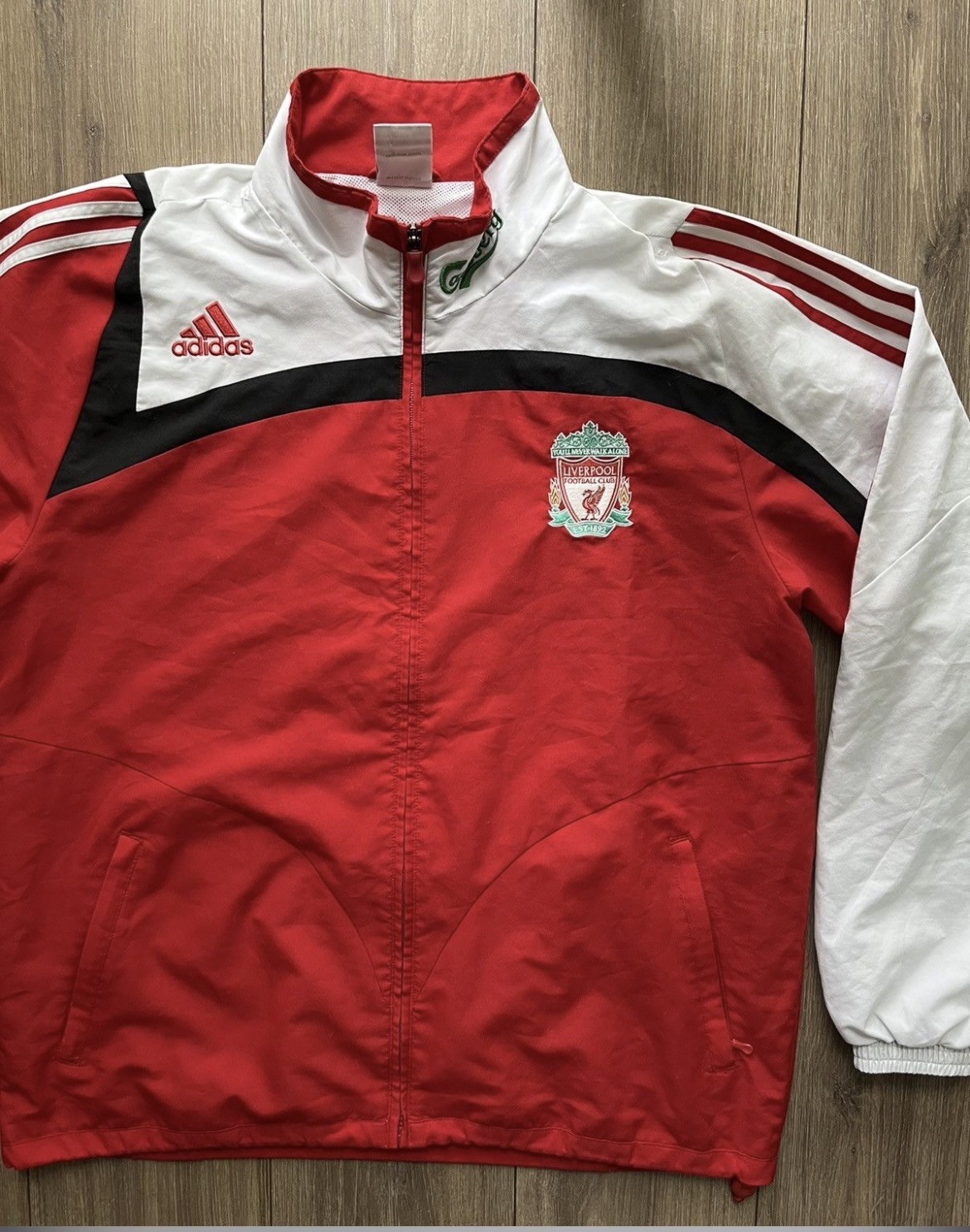 2007/08 Liverpool FC adidas Track Jacket – Size L image 3