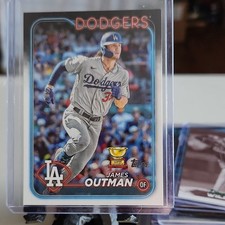 Topps James Outman Dodgers Rookie 2 Card Lot Series Two & Heritage 2023