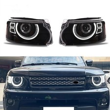 Left & Right LED Headlight Assembly For 2005-2013 Land Rover Range Rover Sport