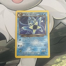 Wizards Pokémon TCG Dark Omastar 19/105 Team Rocket Rare Unlimited Card