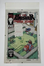 Punisher War Zone 13 Color Separation Films 3M Comic Cover Production Art 