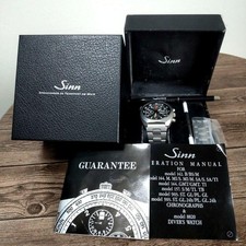 SINN 142.M Space Chronograph Black Dial 43mm Automatic Men's Watch 8