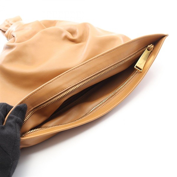 Bottega Veneta BV Twist Leather Handbag Brown Women Used Authentic thumbnail 9