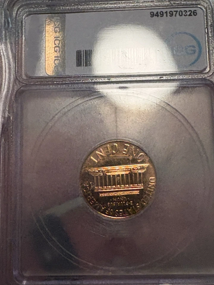 1960 Large Date error Lincoln Memorial Cent ICG PR67 RD - Image 3 of 4