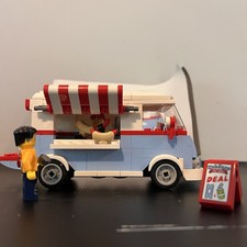 Lego Icons Retro Food Truck Completo 40681 Sin Caja