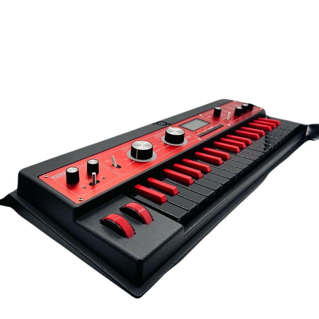 KORG MicroKORG XL + BKRD Synthesizer Limited Black Red w/Vocoder