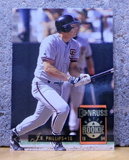 BASEBALL CARD COOL PICTURE RATED ROOKIE 1994 J.R. PHILLIPS SAN FRANCISCO GIANTS. rookie card picture