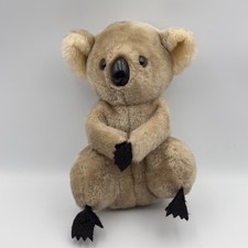 Vintage R. Dakin 1976 10" Plush Koala Bear Stuffed Animal Sits Up Clean