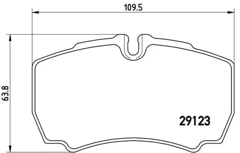 2x ✅Fits BREMBO P A6 023 HAM PADS. TYú GR.20,0 KPL.îRUB,ZAîLEPKIIVEC ⭐UK Seller⭐ - Image 2